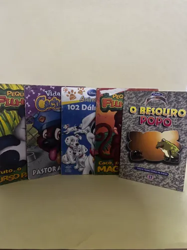 Lote com 5 livros 