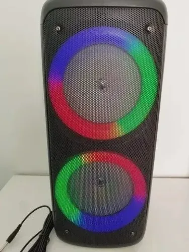 Caixa de Som Grande 65 cm Potente 1500w Bluetooth Radio fm Microfone karaoke mp3 Play Bass