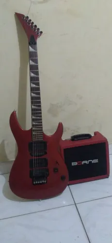 Guitarra groovin Califórnia e caixa