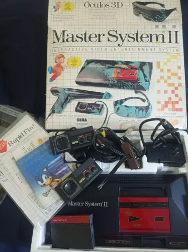 Master system 2 completo com jogo