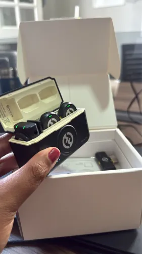 Microfone p gravar conteúdo