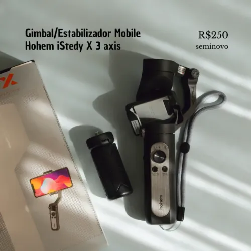Gimbal/Estabilizador Mobile Hohem iStedy X 3 axis