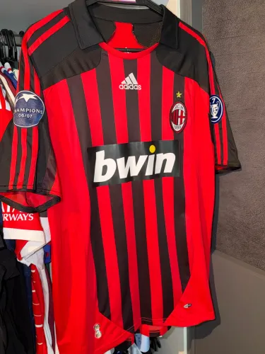 Camisa AC Milan 2007/08 Kaká #22 - Champions League - Adidas