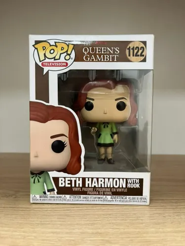 Funko Pop! Television - The Queen's Gambit | Beth Harmon with Rook #1122 Novo! Lacrado!