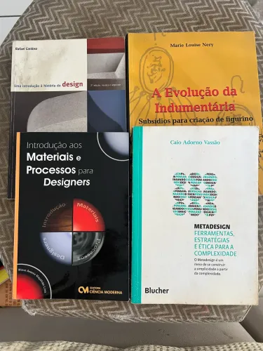 Pack 4 Livros de Design