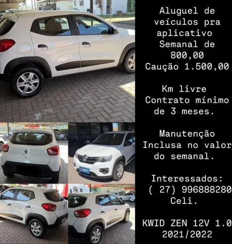 Aluguel de veículos pra aplicativo
