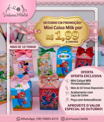 Aproveite a promoção de Outubro