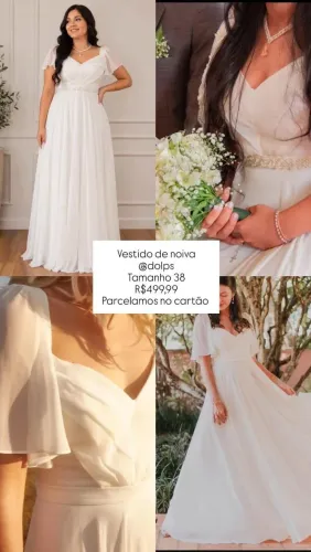 Vestido de noiva Dolps 38