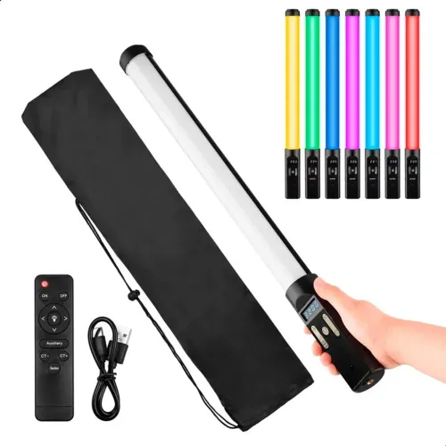 Bastão de led rgb profissional