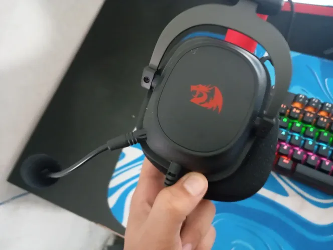 Headset Redragon Zeus Lite Original + Caixa