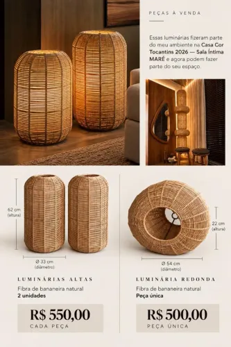 Luminárias Pendentes