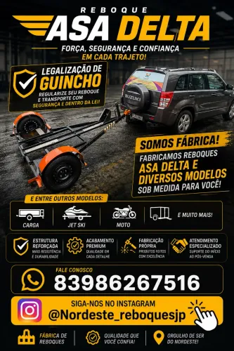 Reboque Asa Delta Legalizado