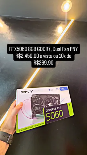 Placa de vídeo RTX5060 8GB PNY NOVA