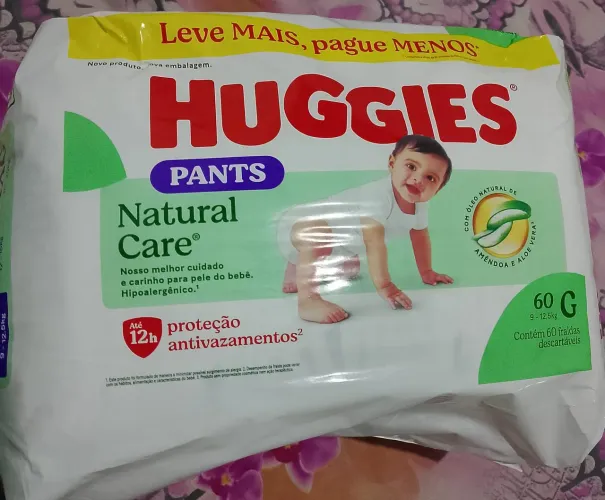 Fraldas Huggies Pants Natural Care