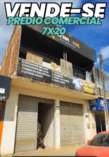 Prédio comercial 7x20 , 2 pisos 