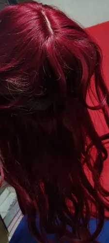 Peruca vermelha