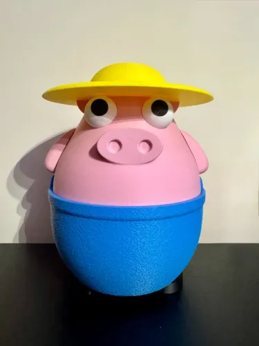 Porquinho divertido - cofrinho