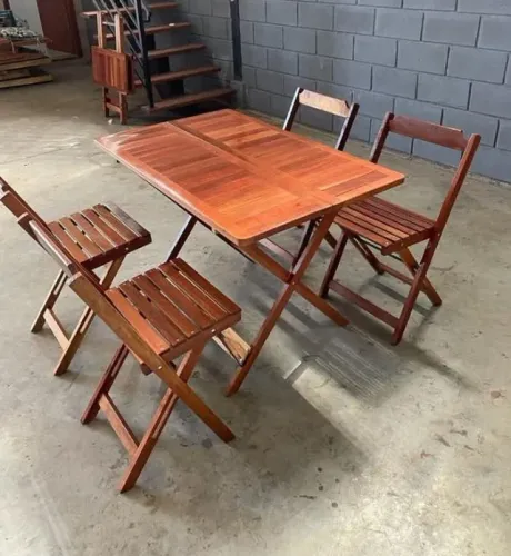 Mesa e cadeiras madeira maciça nobre 120x70 entrega gratis em toda bh,betim,contagem