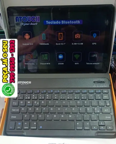 Tablet , PC , novo sem uso, game 3em1, tela 10 pol, bateria 10k mAh, 