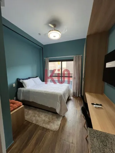 Studio à venda em Perdizes, São Paulo-SP. 1 quarto, 1 sala, 1 banheiro, 28m². Mobiliado, c