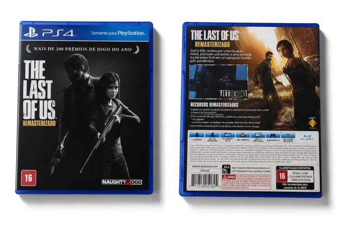 Este jogo é a versão Remasterizada de The Last of Us, para PlayStation 4.
