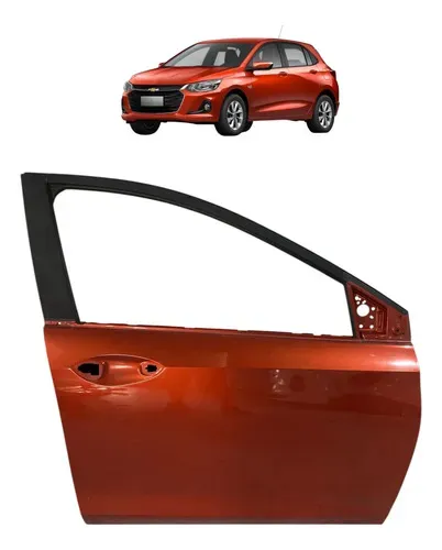 Porta Dianteira Direita Gm Onix Turbo 2020 Dianteira Direita Laranja
