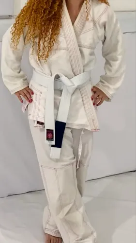 Kimono com costura rosa A0