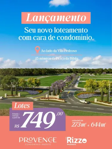 Loteamento Provence Lotes Comerciais e Residenciais Parcelados ( Goiânia Goiás