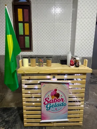 Estação de açaí e sorvetes