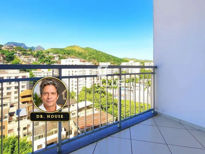 Apartamento Espaçoso com 3 Quartos (1 Suíte) e Varanda no Engenho Novo! M24Z