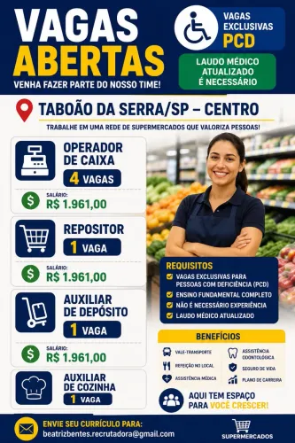 Vagas Aberta PcD