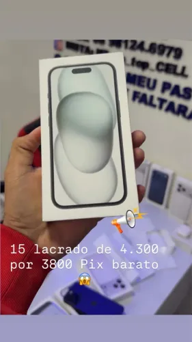 iphone 15 lacrado novo