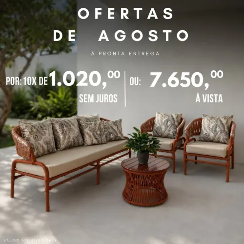 sofá área externa
