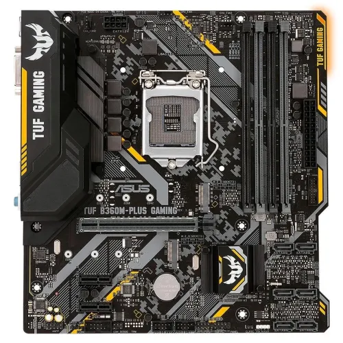 Placa-Mãe ASUS TUF B360M-Plus Gaming/BR, Intel LGA 1151, mATX, DDR4, Preto