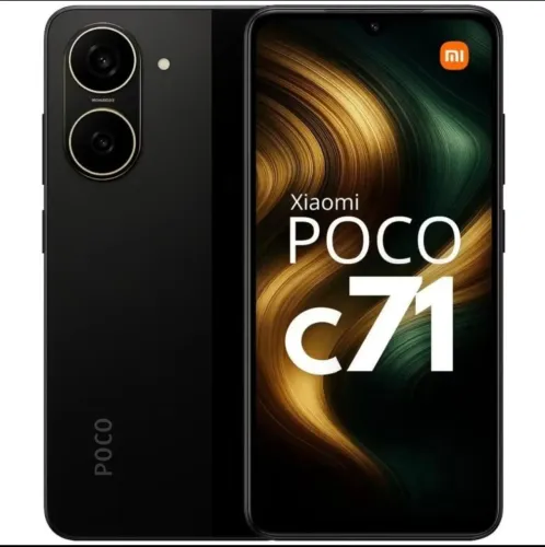 Poco C71 Preto 4G+4GB RAM 128GB , bateria 5000mah.Tela de 6.71