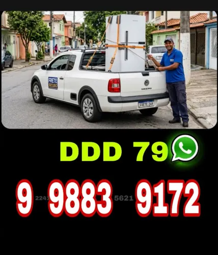 Frete, Pequenos Carretos - Aracaju, Interior, Povoados, Bahia e Alagoas 