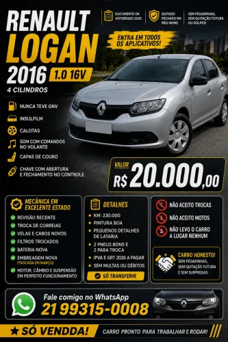 Renault Logan Expres./exp. UP Hi-flex 1.0 16V 4P 2016