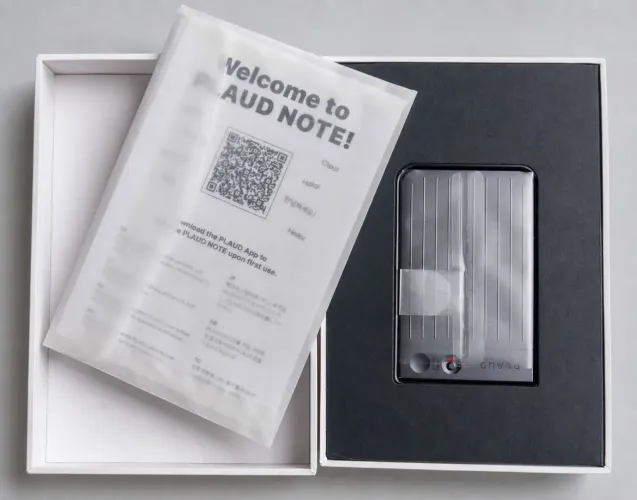 PLAUD NOTE 64GB Gravador de Voz com IA + Case Magnético e Caixa