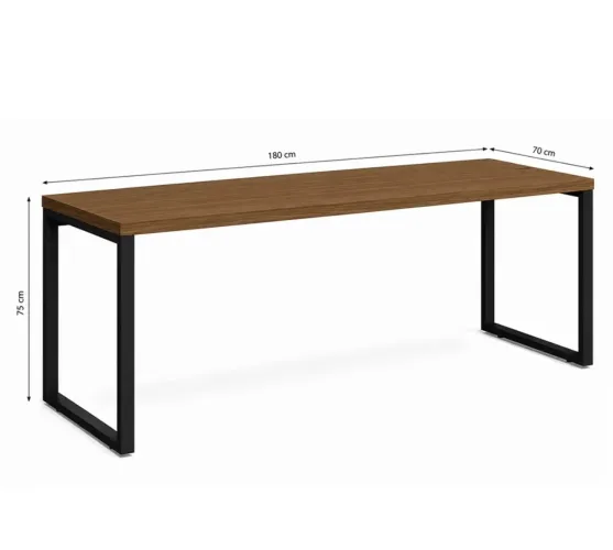 Mesa estilo industrial 180x70cm