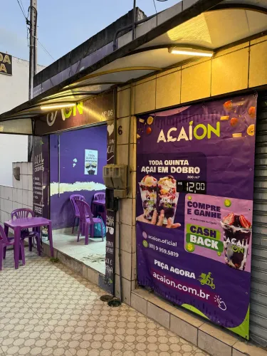 Loja repasse negócio Açaí funcionando
