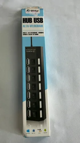 HUB USB 7 PORTAS DE 2.0