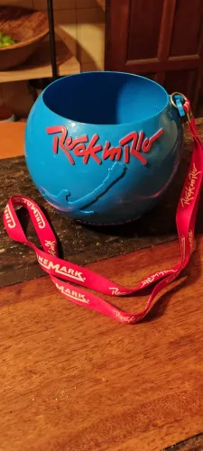 Balde de pipoca Rock In Rio 