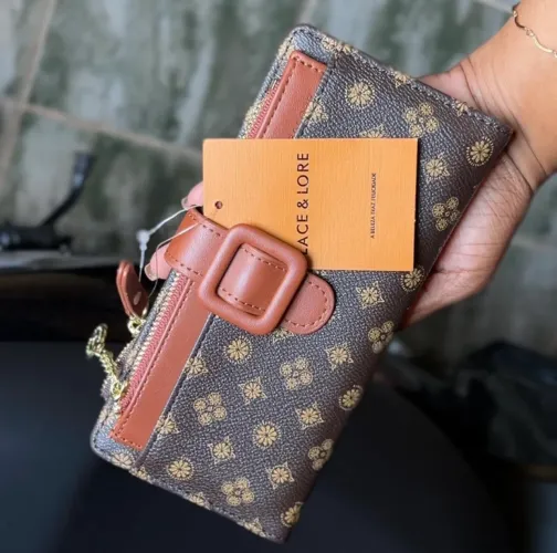 Carteira lace&lore grande 