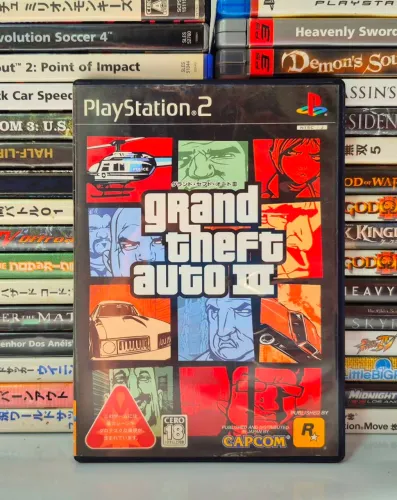 Vendo gta 3 do Playstation 2 original funcionando perfeitamente