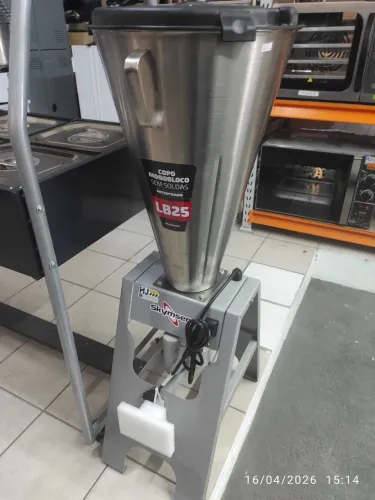 Bh liquidificador industrial basculante 25 litros 