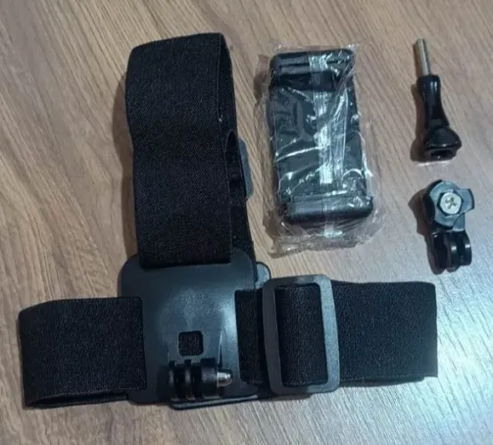 Suporte De Cabeça Para Smartphone Faixa Ajustável Gravação Câmera Primeira Pessoa Pov