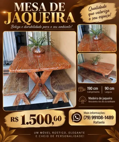 Mesa de madeira 