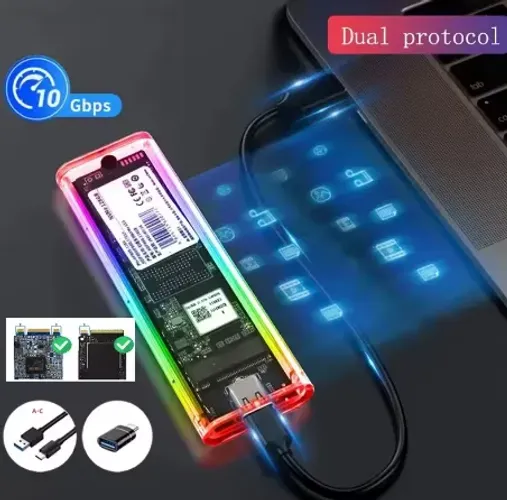 CASE HD EXTERNO SSD M2 ULTRA RAPIDO