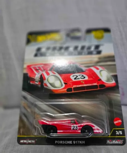 Carrinho Hotwheels Mattel Porsche 917KH Premium Legends 