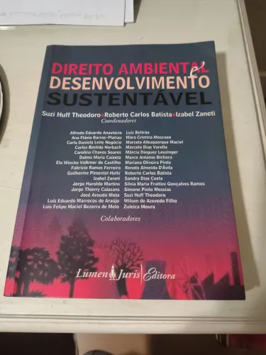 Livro Direito Ambiental Desenvolvimento